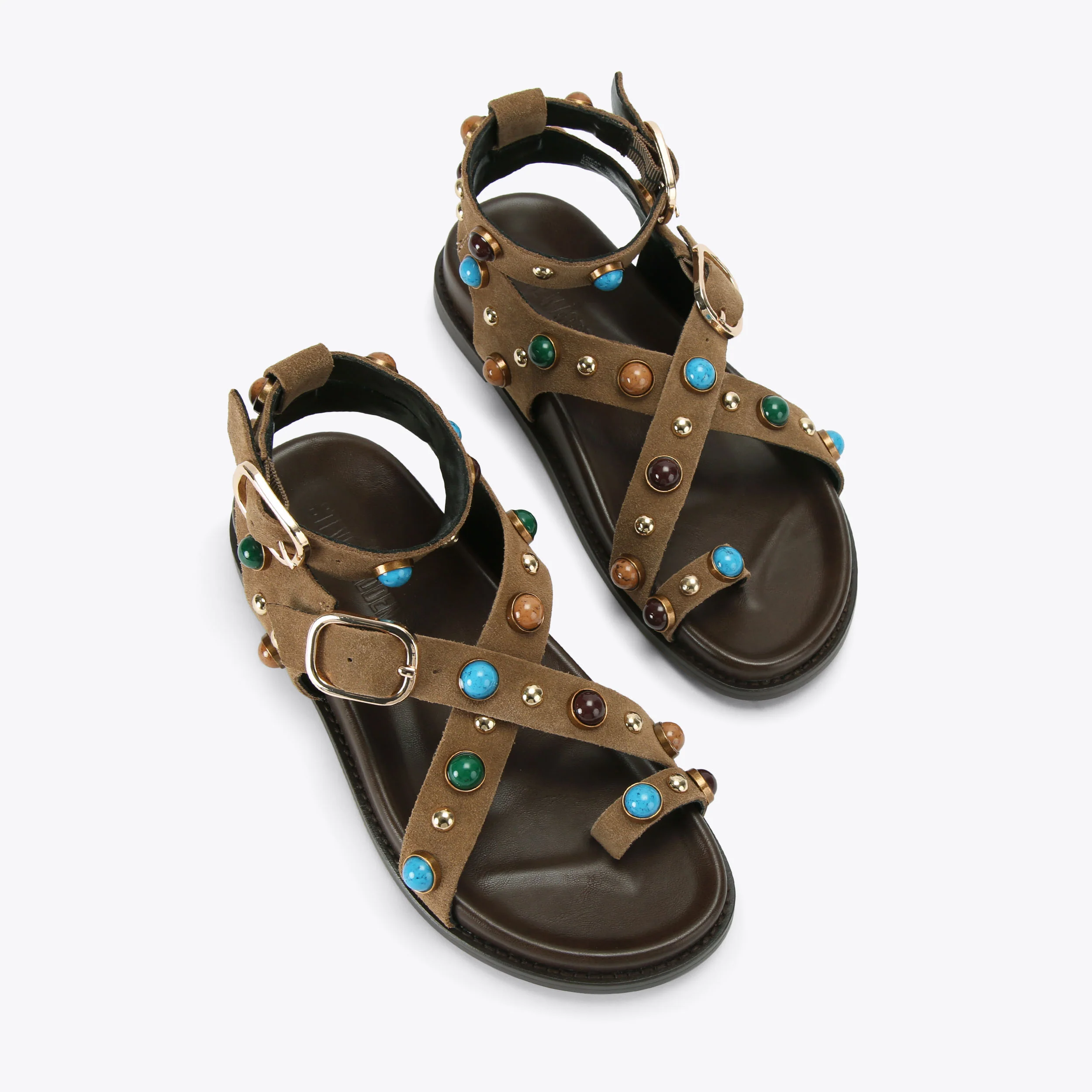 Linear Brown Suede - Image 2